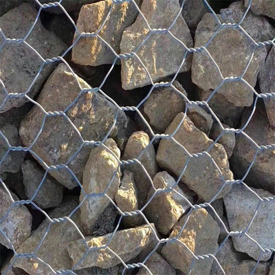 80x100mm Hot Dipped Galvanized Wire Mesh Baskets Retaining Walls Gabion Baskets 2x1x1