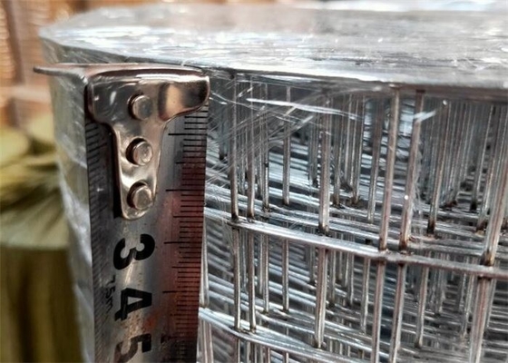 Galvanized Square 100Ft 1mm Welded Wire Mesh Rolls Rectangular Hole 2 X 4 Inch