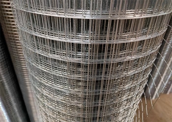 25 X 25mm 4 Ft Garden Fencing Roll Galvanized Silver Wire Mesh For Construction