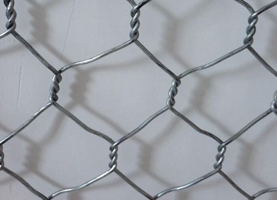 2 X 1 X 1m 60 X 80mm Heavy Galvanized Gabion Wire Mesh Cages For Stone Baskets