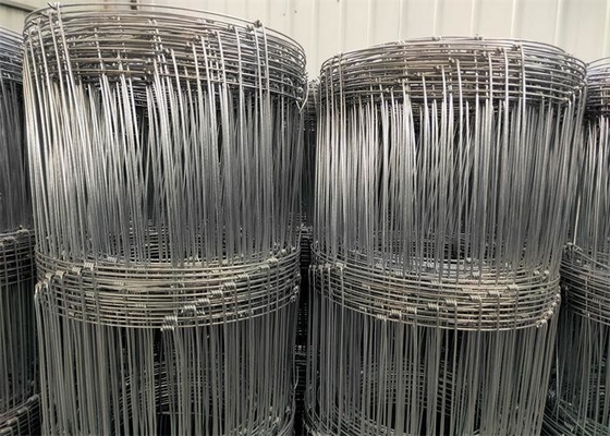 1.5m 50m Galvanized Deer Hinge Joint Wire Mesh Roll Rectangle Hole Livestock Mesh Fencing