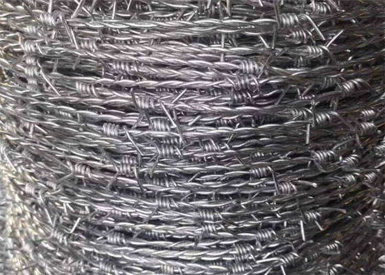 25kg Roll Silver Galvanized Razor Barbed Wire For Fence Home Security