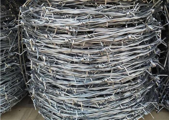 1.6mm 500m Razor Wire 25kg Barbed Wire For Security Fencing