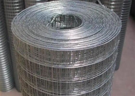 12.5 Gauge Galvanised Mesh Fencing Roll 4 Ft X 50 Ft 2 X 4 Inch