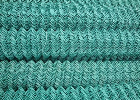 4 Ft High X 50 Ft Long Vinyl Coated Chain Link Fence Diamond Hole 50 X 50mm Steel