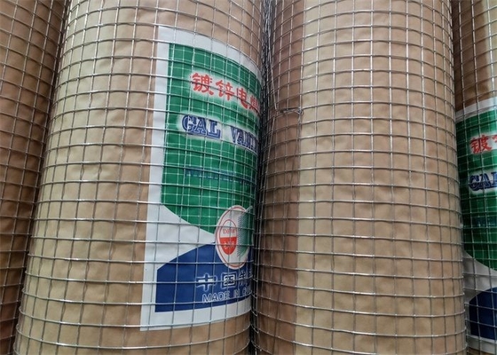 6 X 100ft Hot Dipped Galvanized Galvanised Mesh Fencing Roll Square Hole Welded Wire Mesh Fencing