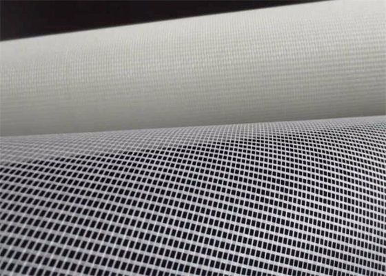 75g White Self Adhesive Fiber Glass Mesh For Wall 4x4mm