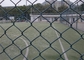 8ft Green Plastic Coated Chain Link Fence Mesh Fencing Net 60 X 60mm For Sports Ground